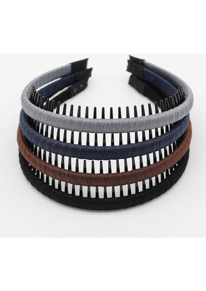 Fashion Floral Teeth Headband Comb Hair Accessories Non-Slip Headband Soft And Comfortable Headband For Women/girls (4 Colors) (Yurt Dışından)