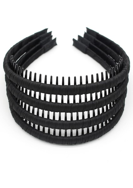 Fashion Floral Teeth Headband Comb Hair Accessories Non-Slip Headband Soft And Comfortable Headband For Women/girls (4 Colors) (Yurt Dışından)