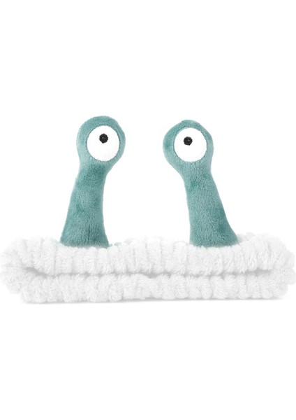 Face Washing Headband Palm And Snail Spa Hairband Makeup Headband Women's Cartoon Cute Coral Fleece Elastic Headband Creative Hair Accessories For Beauty Skin Care (Yurt Dışından)