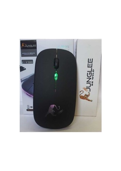 Rgb LED Işıklı Şarjlı Kablosuz Mouse Sessiz 2.4 Ghz USB Wireless 800-1200-1600 Ayarlanabilir Dpi