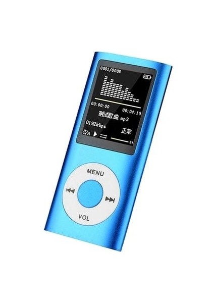 Mp3 Çalar Ses Kayıt Fm Radyo Sd Kart Girişli Mp4 Player 1.8 Inç Renkli Ekran