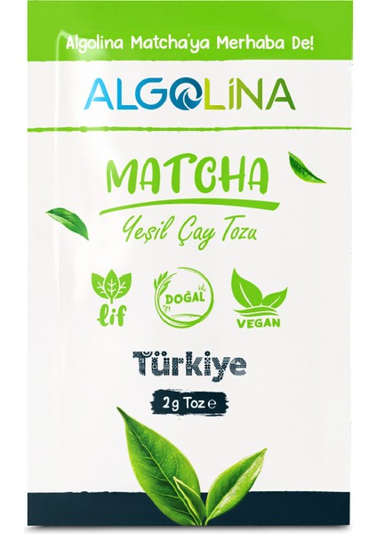 Matcha Çayı 30'lu Saşe (60 Gr) - Katkısız Maça Tozu (3 Kutu) fiyatları