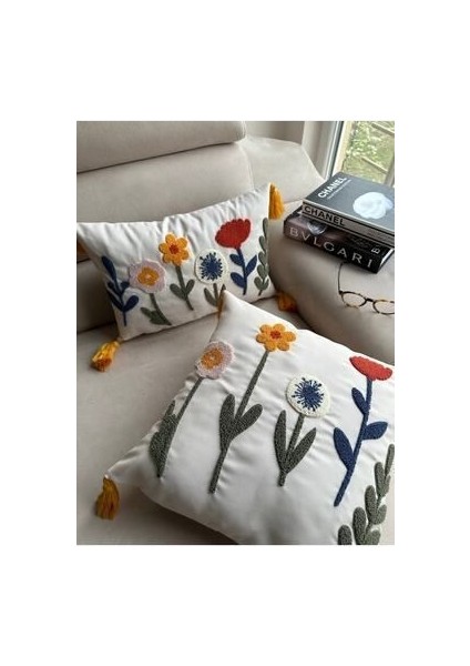 Bugi Home Collection Punch Nakışlı Kırlent Kılıfı fırsatları