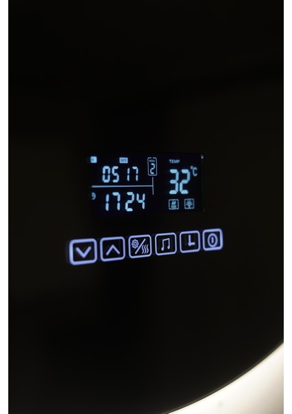 Dokunmatik Akıllı Ayna Bluetoothlu Dokunmatik Buhar Tutmayan 3 Renk Ledli Banyo Aynası Lavabo Aynası 70 cm