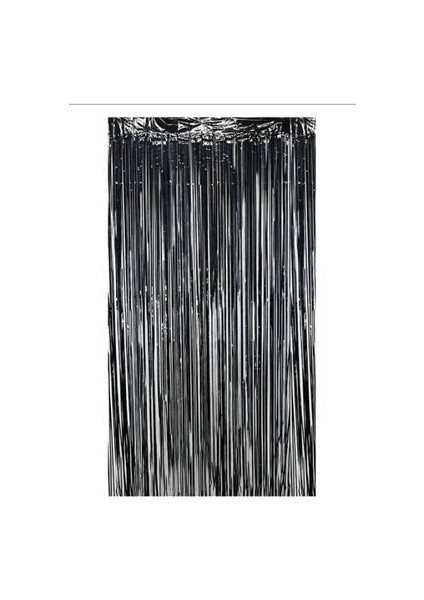 Işıltılı Püsküllü Parti Arka Fon - Kapı Duvar Perdesi Arkafon