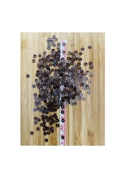 Eskitme Bakır Paslanmaz Tel Kırma El Işleme Pul. 4mm. 50GR.