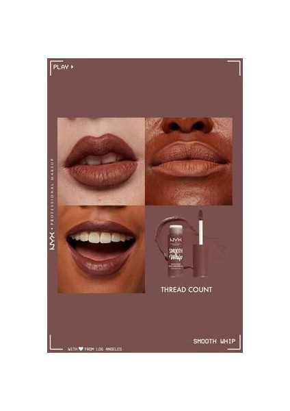 Smooth Whip Kremsi Likit Mat Ruj - Thread Count fırsatları