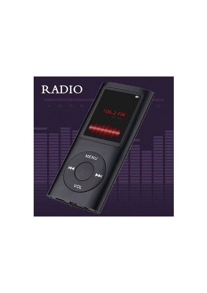 Ekranlı Mp3 Çalar Fm Radyolu Mp4 Player