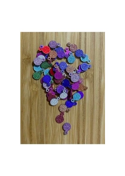 Pleksi Renkli Oya ve El Işleme Pul. Takriben 200 Adet.