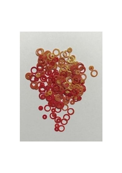 Analı Kızlı Metalik Kaplama Oya, Abiye, Havlu, Çeyizlik Vb. Plastik El Işleme Pul 15GR.