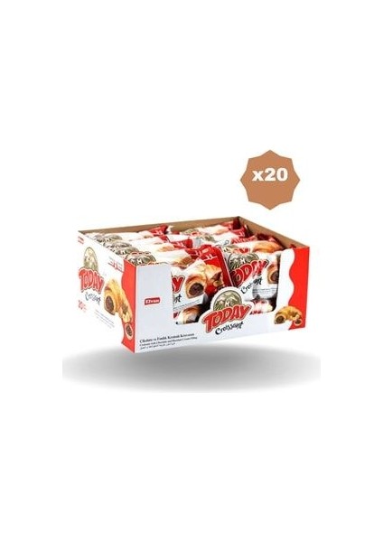 Today Kruvasan Çikolatalı 40 gr x 20 Adet