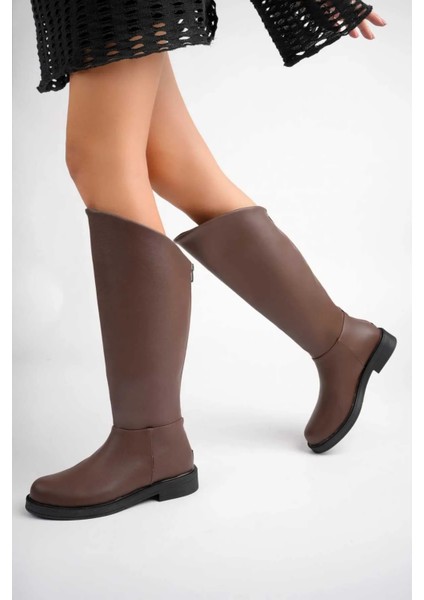 05989 Kadın Uzun Duz Taban Çizme modelleri