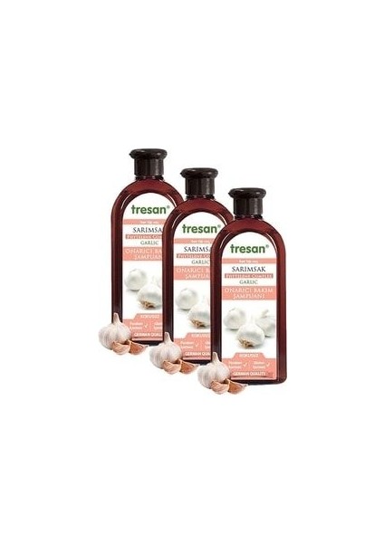 Sarımsak Onarıcı Bakım Şampuanı 300 ml x 3 Adet