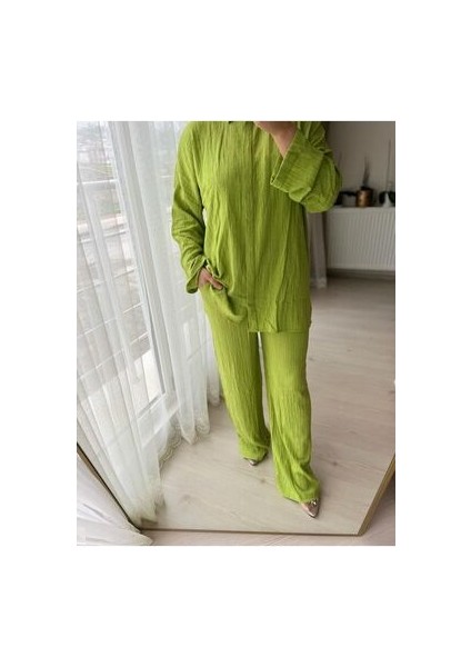 Kadın Gofre Kumaş Alt-Üst Takım fırsatları