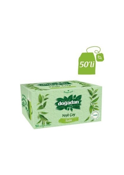 Yeşil Cay Sade 50 Li Ekonomik Paket