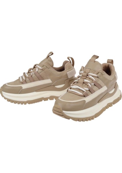 Çift Bağcıklı Kadın Spor Ayakkabı GJ-331 Camel fırsatları