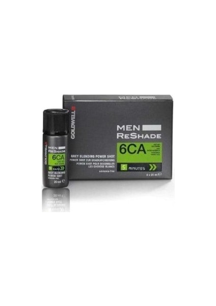 Men Reshade 6ca Koyu Kumral Amonyaksız Köpük Boya 4X20ML