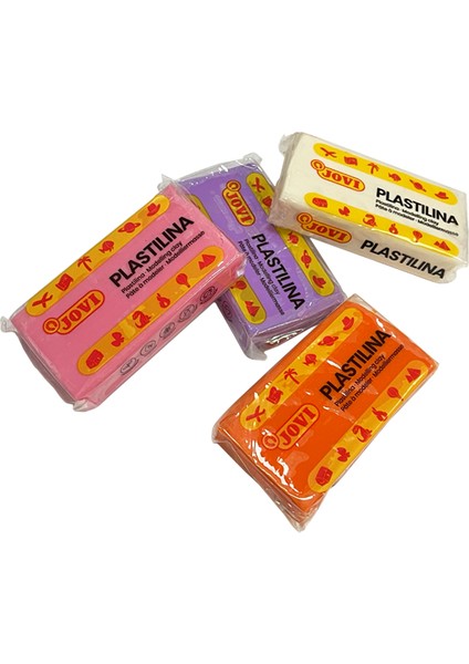 Plastilina Yeni 4 Renk Kurumayan Oyun Hamuru