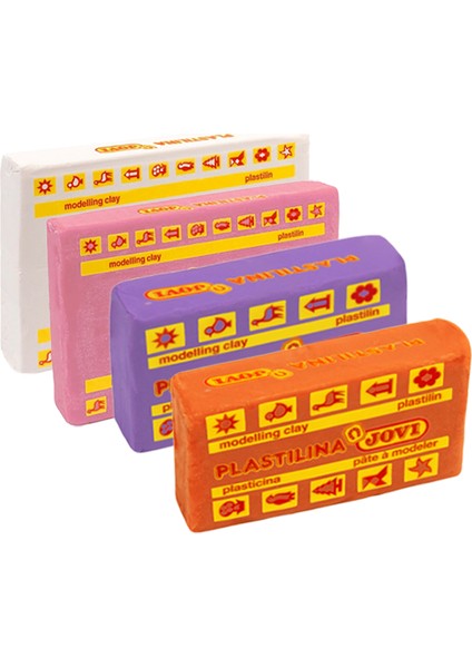 Plastilina Yeni 4 Renk Kurumayan Oyun Hamuru