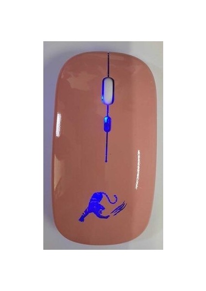 Rgb LED Işıklı Şarjlı Kablosuz Mouse 2.4 Ghz 800-1200-1600 Ayarlanabilir Dpi Sessiz