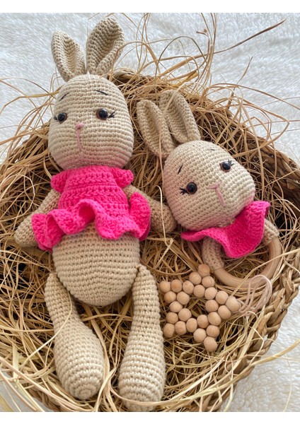 Amigurumi Örme Uyku Arkadaşı & Çıngırak Tatlı Tavşancıklar modelleri