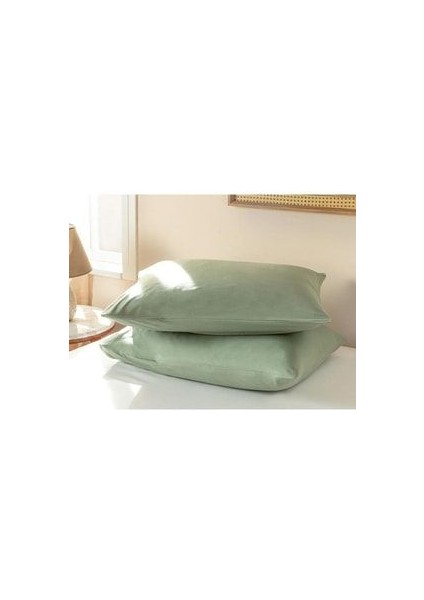 Düz Pamuklu 2'li Yastık Kılıfı 50X70 cm Çağla Yeşili 100331291888948 fiyatları