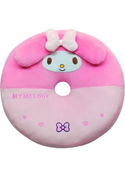 Sanrio Lisanslı Yuvarlak Peluş Yastık - My Melody