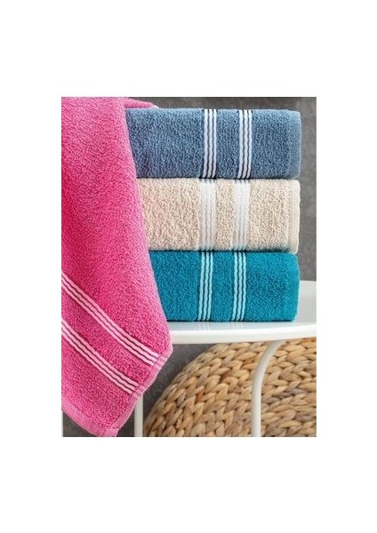 Stripe 4 Lü El & Yüz Havlu Seti modelleri