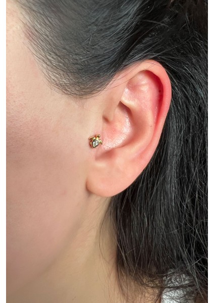 Kadın 925 Ayar Gümüş Piercing