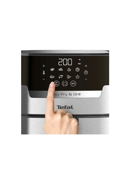 EY505D Easy Fry & Grill Precision+ Yağsız Fritöz Airfryer, 4,2 Litre Kapasite, Hava ile Kızart