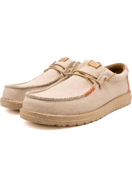 Erkek Sneaker ( Günlük) HD.40952 Hey Dude Wally Coastline Jute 40 Silver modelleri