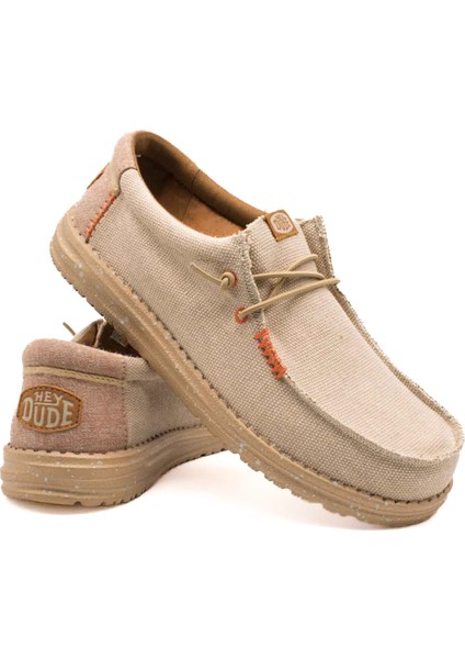 Erkek Sneaker ( Günlük) HD.40952 Hey Dude Wally Coastline Jute 40 Silver fırsatları