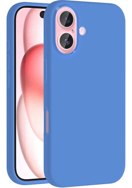 Apple iPhone 16 Plus ile Uyumlu Velvet Serisi Içi Kadife Magsafe Şarj Özellikli Silikon Kılıf