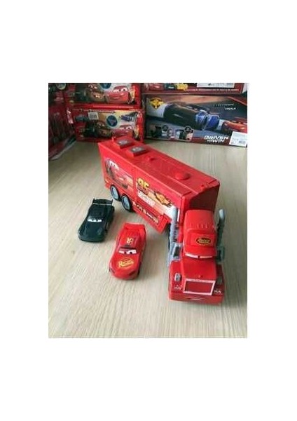 Şimşek Mcqueen Oyuncak Mc Tır Kapakları Açılabilen 2 Arabalı