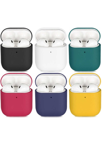 - Apple Airpods 1. Nesil - Kılıf Darbelere Karşı Dayanıklı Silk Silikon Kılıf - Saks Mavi - T13946 fiyatları