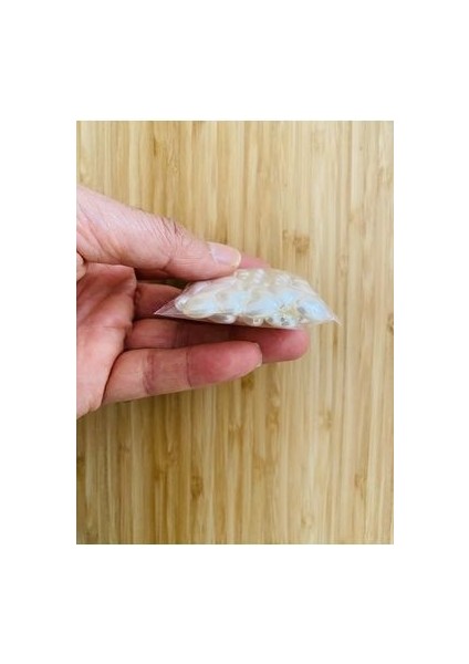 Takı Vb (Bilekli, Kolye, Halhal ve Küpe) El Işleme Barok Kalp Inci. 25GR. Tahmini 55 Adet. Krem. fırsatları