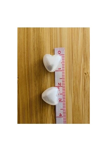 Takı Vb (Bilekli, Kolye, Halhal ve Küpe) El Işleme Barok Kalp Inci. 25GR. Tahmini 55 Adet. Krem. indirimleri