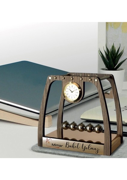 Kişiye Özel Kahverengi Ahşap Masa Üstü Denge Topları, TR Menşei modelleri