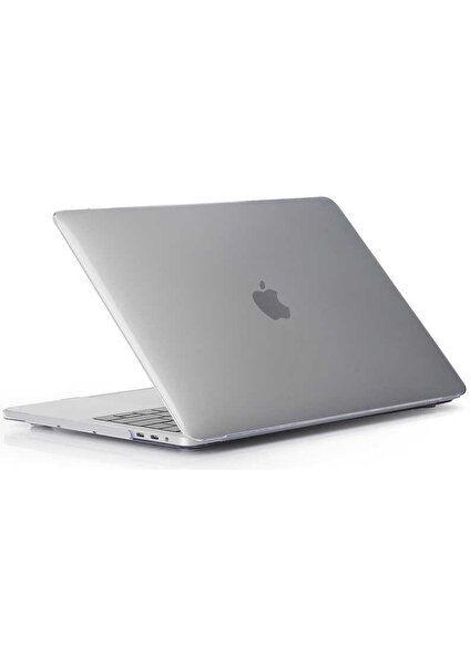 - Apple Macbook 13.3' Air M1 - Alt ve Üst Koruyucu Msoft Kristal Kapak - Gri