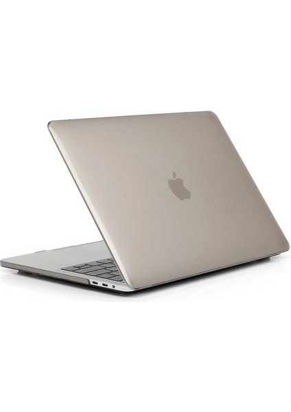 - Apple Macbook 13.3' Air 2020 A2337 - Alt ve Üst Koruyucu Msoft Kristal Kapak - Renksiz