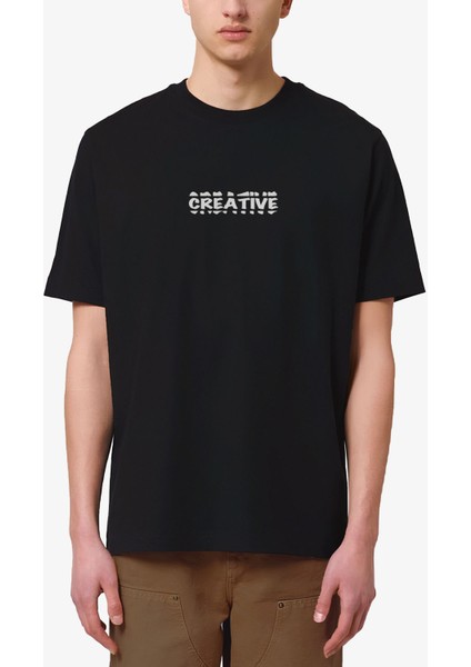 Creative Street Sırt Baskılı Tasarım Tişört