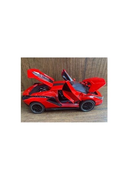 Lamborghini Veneno Diecast Araba Sesli Işıklı Kapı Bagaj Kaput Açılır Oyuncak Lamborghini Araba fırsatları