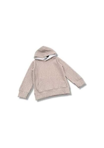 Kapüşonlu Kanguru Cepli Sweatshirt Unisex Kız Erkek Çocuk Sweatshirt