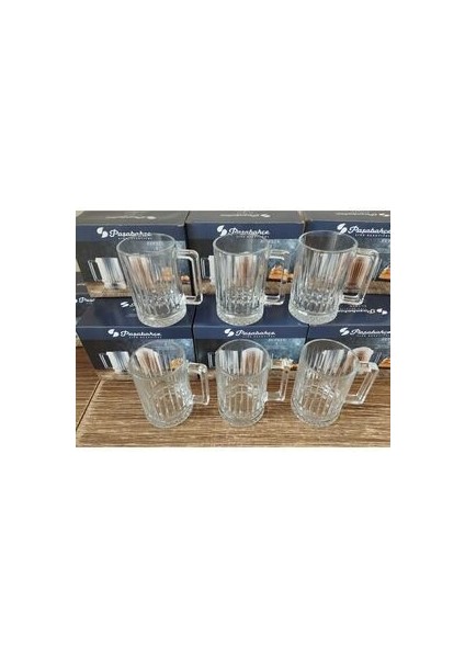 Elysia Latte Kupası 310 cc Kupa Kulplu Bardak 6 Adet
