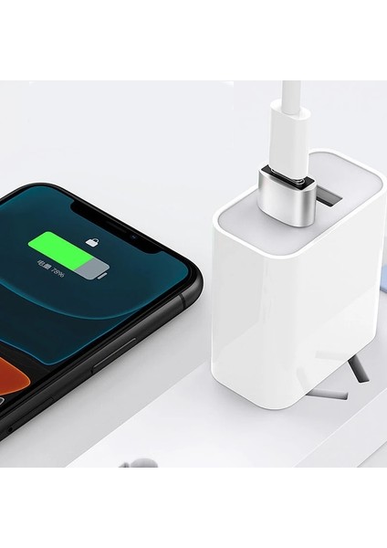 Type-C To USB Ye Dönüştürücü - Bilgisayar- Şarj Adaptörü - Telefon Uç Dönüştürücü fiyatları