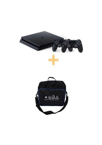 Ps4 Slim 500 GB - Çift Kol - Consolex Çanta - 12 Ay Garantı 2016-2116-2216