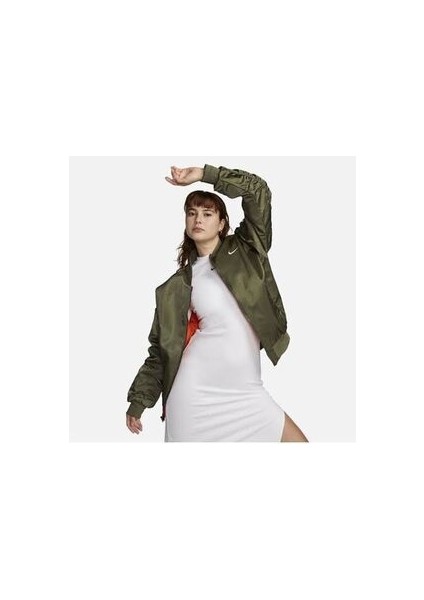 Womens Sportswear Reversible Varsity Çift Taraflı Bomber Jacket DV7876-222