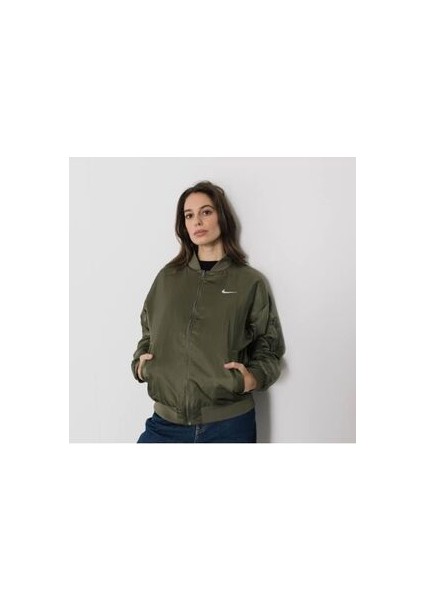 Womens Sportswear Reversible Varsity Çift Taraflı Bomber Jacket DV7876-222 modelleri