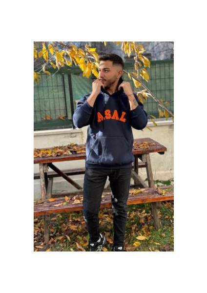 Unisex Asal Nakışlı Baskılı Içi Polarlı Oversize Kapüşonlu Kolej Hoodie Sweatshirt modelleri