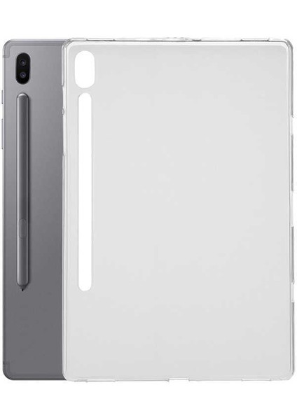 - Samsung Galaxy Tab S7 FE LTE (T737-T736-T733-T730) - Tablet Kılıfı Süper Silikon Kapak - Renksiz fiyatları